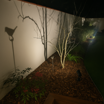 Aménagement Paysager : Création d'un Jardin Moderne, Sublimé par l'éclairage Nocture